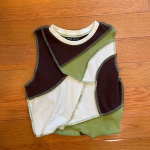 SHEIN REVERSE STITCH TOP